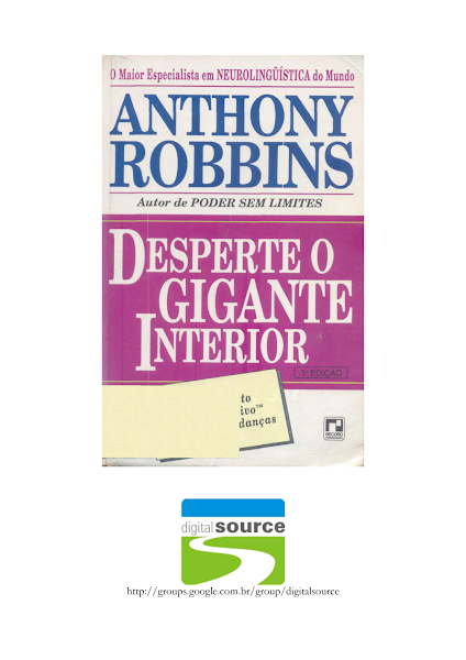 Desperte o Gigante Interior Anthony Robbins