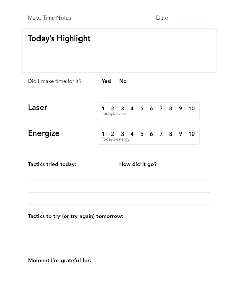 Make Time Notes simple 1